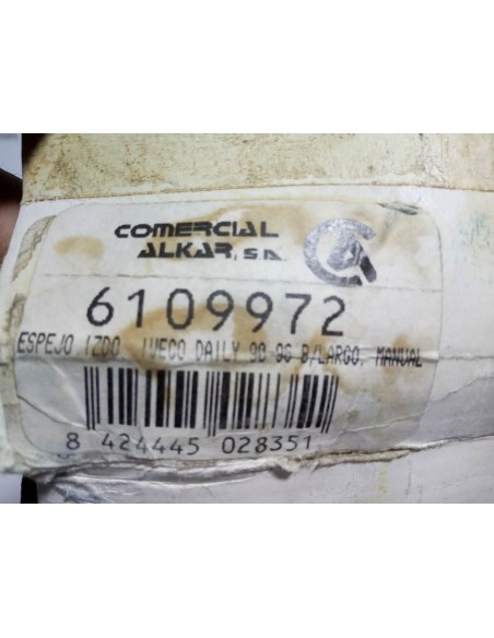 ESPEJO RETROVISOR IZQUIERDO IVECO DAILY (DEL 90 AL 96)