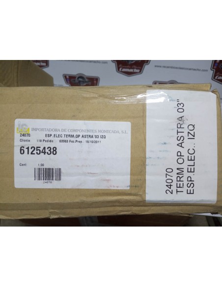 ESPEJO RETROVISOR IZQUIERDO OPEL ASTRA H (DESDE 2003)