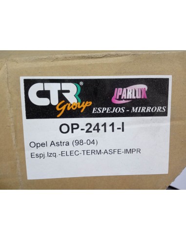 ESPEJO RETROVISOR IZQUIERDO OPEL ASTRA G (DEL 98 A 2004)
