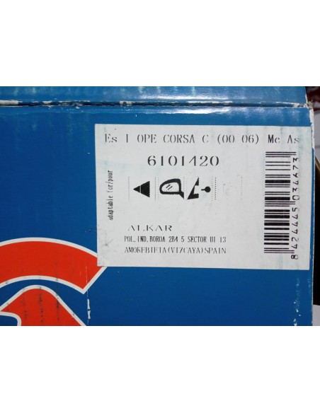 ESPEJO RETROVISOR IZQUIERDO OPEL CORSA C (DE 2000 A 2006)