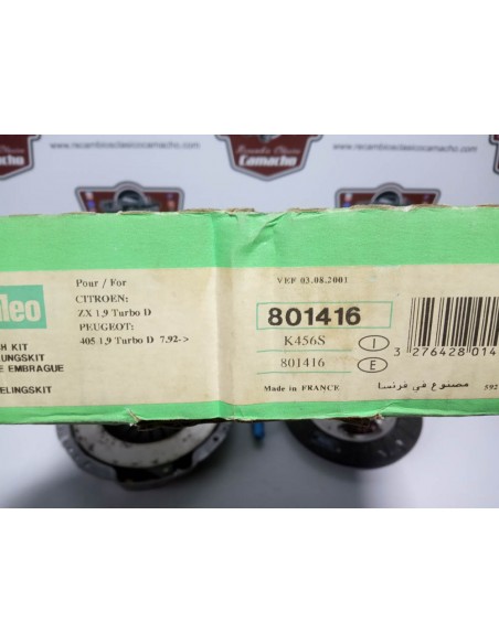KIT DE EMBRAGUE CITROEN XANTIA,XSARA ,ZX Y PUEGEOT 306,405 Y 406 1.9 TD
