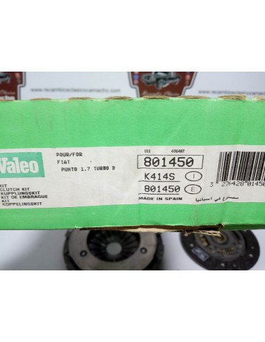 KIT DE EMBRAGUE FIAT PUNTO 1.7 TURBO DIESEL