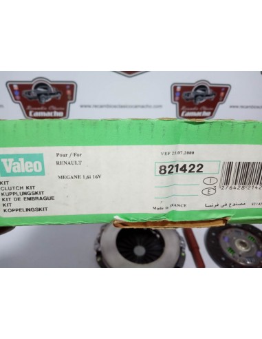 KIT DE EMBRAGUE RENAULT MEGANE I ,CLASSIC Y SCENIC 1.6i GASOLINA