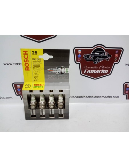 JUEGO DE 4 BUJIAS BOSCH AUDI,ALFA ROMEO,LANCIA,VW Y SEAT