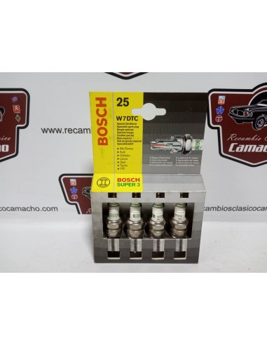 JUEGO DE 4 BUJIAS BOSCH AUDI,ALFA ROMEO,LANCIA,VW Y SEAT