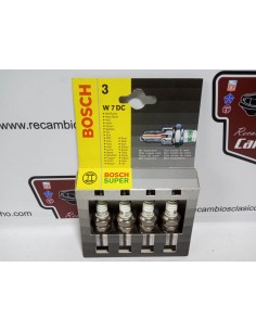 JUEGO 4 BUJIAS BOSCH RENAULT,SEAT,TALBOT,FIAT,ETC 2