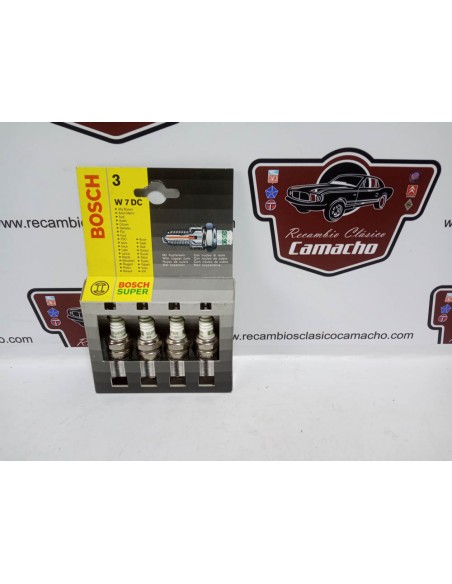 JUEGO 4 BUJIAS BOSCH RENAULT,SEAT,TALBOT,FIAT,ETC