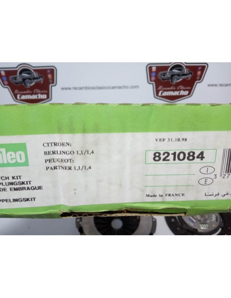 KIT DE EMBRAGUE CITROEN BERLINGO,SAXO,XSARA Y PEUGEOT PARTNER,106 ,306 GASOLINA