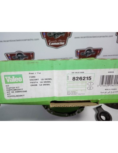 KIT DE EMBRAGUE FORD ESCORT , ORION Y FIESTA 1.8 DIESEL