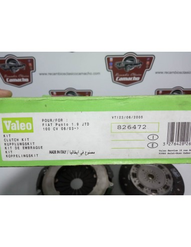 KIT DE EMBRAGUE FIAT PUNTO 1.9 JTD 100cv