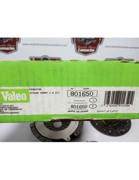 KIT DE EMBRAGUE NISSAN SUNNY, PRIMERA ,BLUEBIRD Y 100NX 2.0 GTI