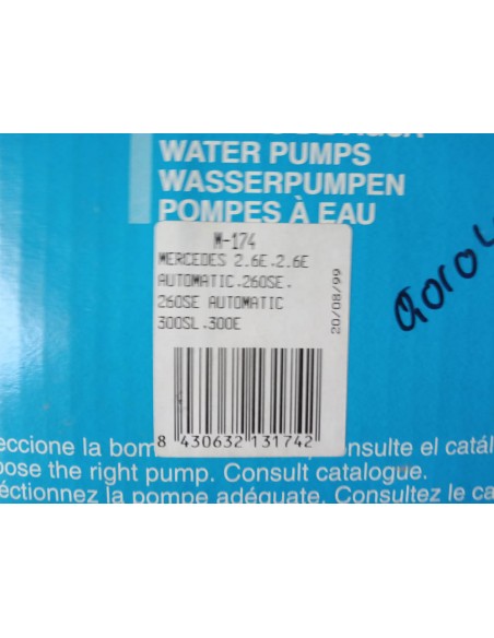 BOMBA DE AGUA MERCEDES 190 , 260 Y 300