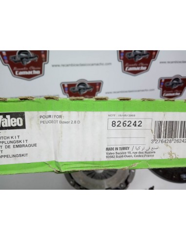 KIT DE EMBRAGUE PEUGEOT BOXER Y CITROEN JUMPER 2.8 DIESEL Y 2.8 HDI