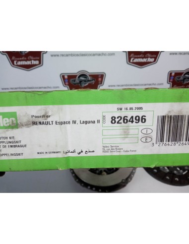 KIT DE EMBRAGUE 2P RENAULT ESPACE IV Y LAGUNA II