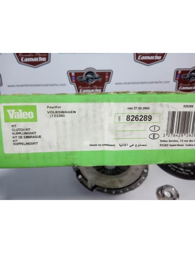 KIT DE EMBRAGUE VOLKSWAGEN LT II 2.5 SDI 55KW