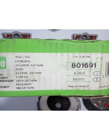 KIT DE EMBRAGUE CITROEN JUMPY,EVASION,FIAT SCUDO,LANCIA ZETA Y PEUGEOT 806