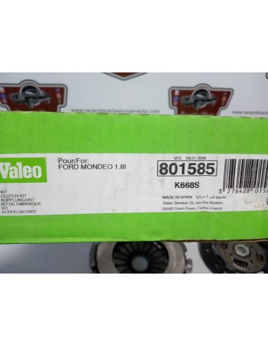KIT DE EMBRAGUE FORD MONDEO I GASOLINA 1.6 Y 1.8