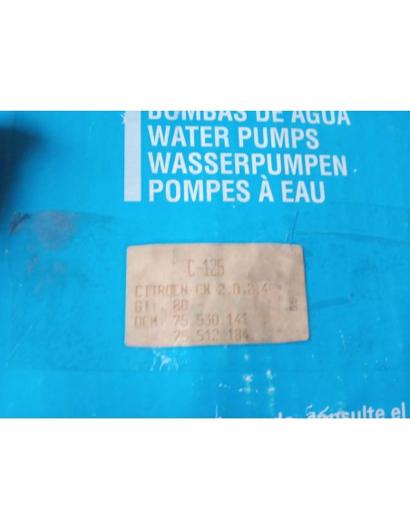 BOMBA DE AGUA CITROEN CX 2.0 2.4 GTI PALAS SUPER