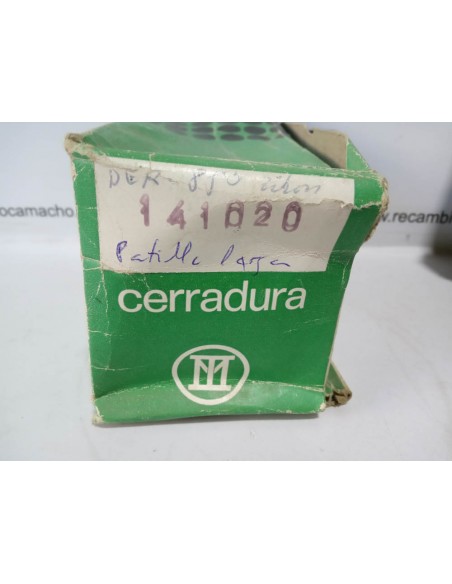 CERRADURA PUERTA DELANTERA DERECHA SEAT 850 (PALANCA LARGA)