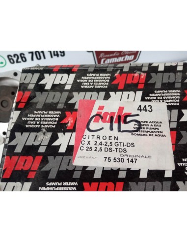 BOMBA DE AGUA CITROEN CX 2.4 Y 2.5 GTI ,DS,TDS, TURBO