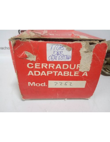 CERRADURA PUERTA TRASERA DERECHA SEAT RITMO