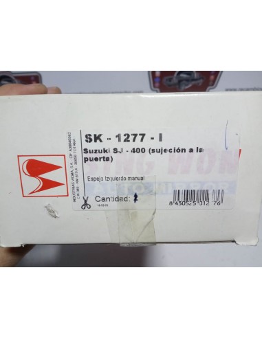 ESPEJO IZQUIERDO SUZUKI SANTANA SAMURAI SJ 410 Y SJ 413