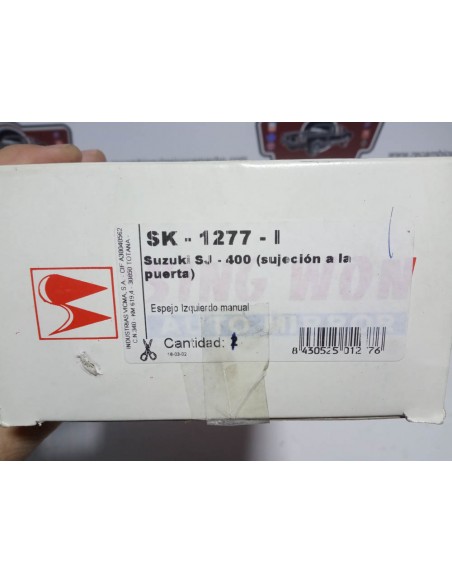 ESPEJO IZQUIERDO SUZUKI SANTANA SAMURAI SJ 410 Y SJ 413