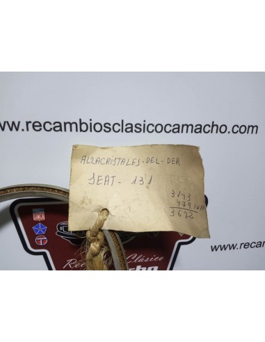 ELEVALUNAS DELANTERO DERECHO MANUAL SEAT 131