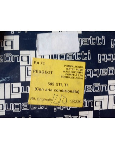 BOMBA DE AGUA PEUGEOT 505 STI,TI GTI CON A/A