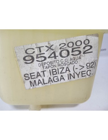 BOTELLA DEPOSITO DE EXPANSION SEAT IBIZA Y MALAGA INYECCION (TAPON ROSCADO)
