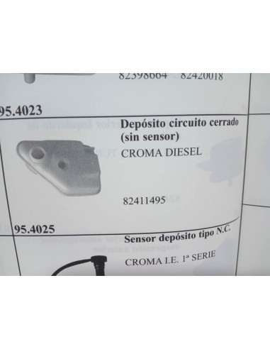 BOTELLA DEPOSITO EXPANSION FIAT CROMA DIESEL Y LANCIA THEMA TD