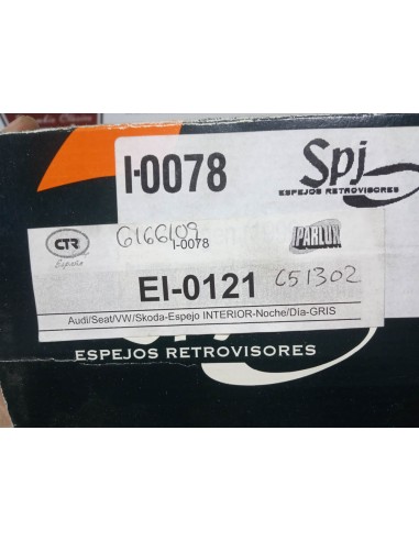 ESPEJO RETROVISOR INTERIOR SEAT, VOLKSWAGEN , AUDI Y SKODA (GRIS)