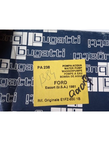 BOMBA AGUA FORD ESCORT (USA) 1981
