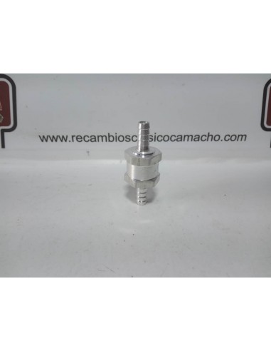 VALVULA DE RETENCION ANTIRRETORNO GASOLINA UNIVERSAL (8mm)