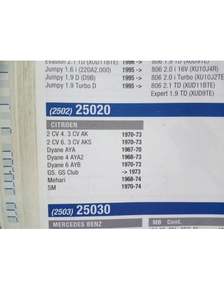 INTERRUPTOR LUZ DE FRENO CITROEN 2CV, DYANE 6,MEHARI Y GS