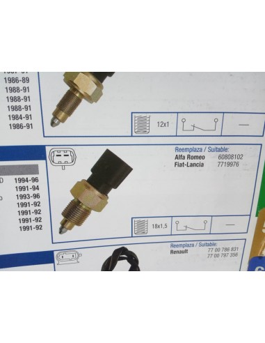 INTERRUPTOR LUZ MARCHA ATRAS ALFA ROMEO ,FIAT Y LANCIA