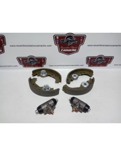 KIT ZAPATAS Y BOMBINES TRASEROS SEAT IBIZA, MALAGA ,RITMO,RONDA Y PANDA 2