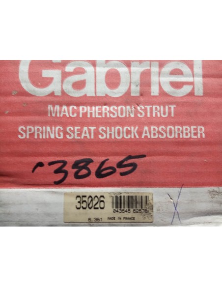 KIT 4 AMORTIGUADORES SEAT IBIZA MK1 Y MALAGA A PARTIR DEL 9/89