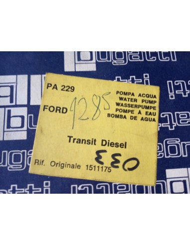 BOMBA AGUA FORD TRANSIT MK1 MK2 2.3 Y 2.4 DIESEL