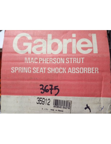 PAREJA AMORTIGUADORES DELANTEROS SEAT IBIZA Y MALAGA (HASTA EL 8/89)