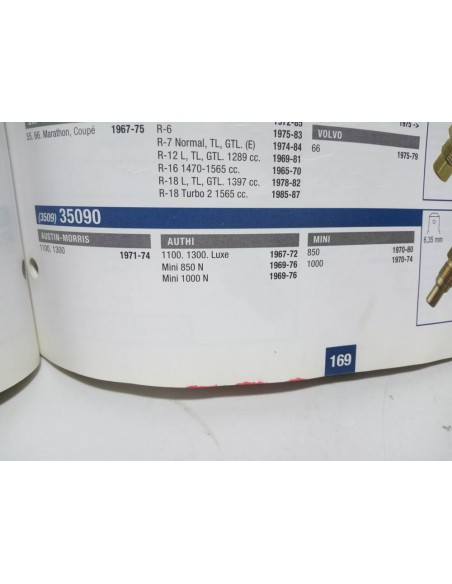 TERMOCONTACTO DE TEMPERATURA MINI ,AUSTIN MORRIS Y AUTHI