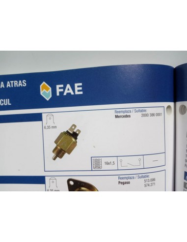 INTERRUPTOR LUZ MARCHA ATRAS DKW F 1000 N , 1300 N Y JEEP WILLYS VIASA