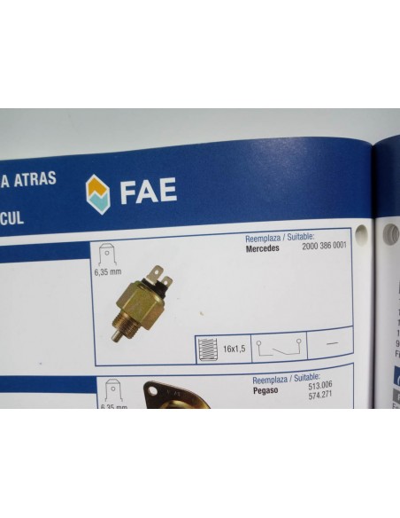 INTERRUPTOR LUZ MARCHA ATRAS DKW F 1000 N , 1300 N Y JEEP WILLYS VIASA