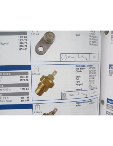 TERMOCONTACTO DE TEMPERATURA CITROEN MEHARI, FORD , PEUGEOT ,TALBOT Y RENAULT