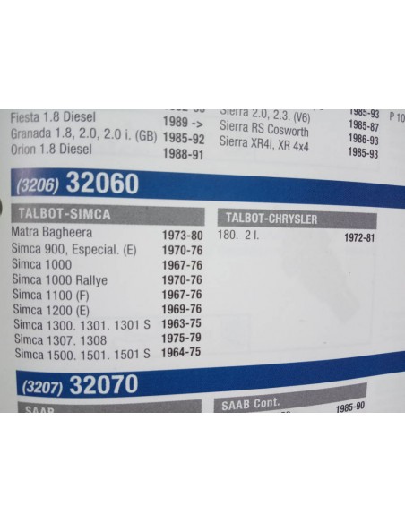 TERMOCONTACTO DE TEMPERATURA SIMCA TALBOT CHRYSLER