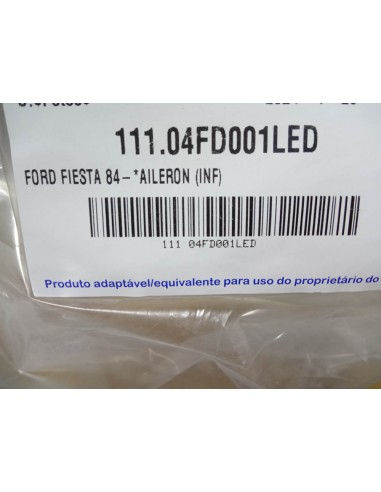 ALERON TRASERO INFERIOR FORD FIESTA MK3 CON LUZ LED