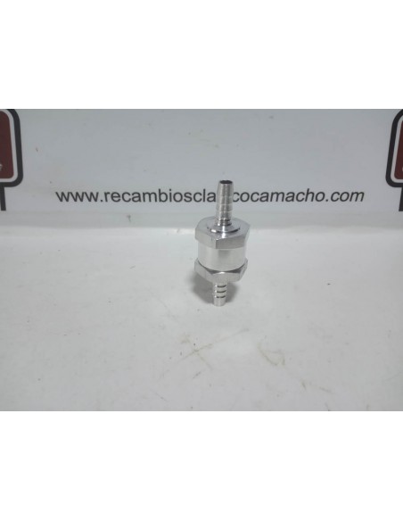 VALVULA DE RETENCION ANTIRRETORNO GASOLINA UNIVERSAL (7 mm)
