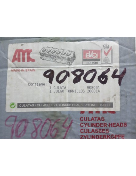 CULATA TALBOT HORIZON, CITROEN BX ,PEUGEOT 205 Y 309 MOTOR 1.9 D