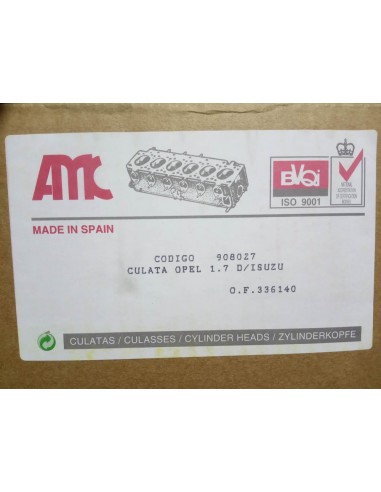 CULATA OPEL COMBO Y CORSA A Y B MOTOR 1.7 D DIESEL ISUZU