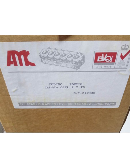 CULATA OPEL CORSA A Y B ,ISUZU Y KADETT E MOTOR 1.5 TD